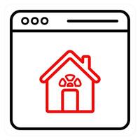 Advertising and new home icon concept vector