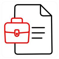 Documents and file icon concept vector