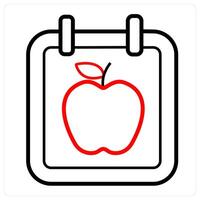 Schedule and day icon concept vector