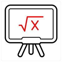 Mathematics and math icon concept vector
