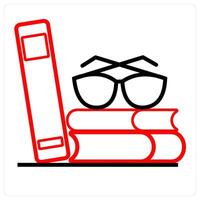 Library and books icon concept vector