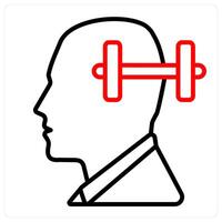 Memory and user icon concept vector