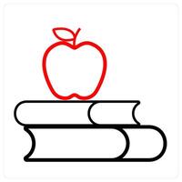 Library and books icon concept vector