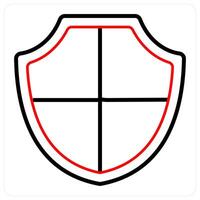 Protection and data icon concept vector