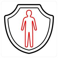 Security and shield icon concept vector