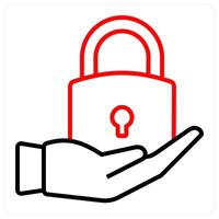 Privacy and lock icon concept vector