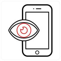 Remote Control and phone icon concept vector