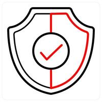 Security and data icon concept vector