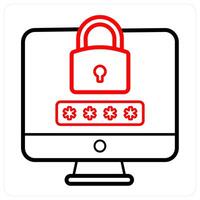 Password Security and lock icon concept vector
