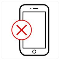 Access Denied and defence icon concept vector