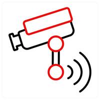 Camera Security And Protection Icon Concept vector