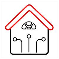 Smart House Technology Icon Concept vector