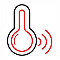 Temperature And Low Icon Concept vector