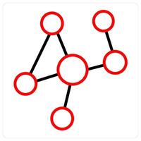 network link and connection icon concept vector