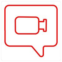 recording and camcoder icon concept vector