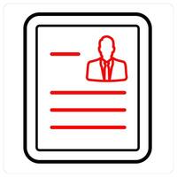 user details and access icon concept vector