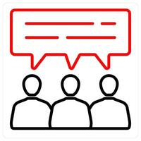 user comments and account icon concept vector