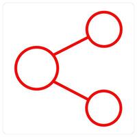 share and connection icon concept vector