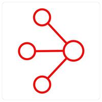 share and connection icon concept vector