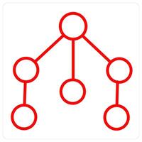 social link and connection icon concept vector