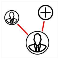 social network and share icon concept vector