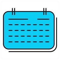 Calendar and appointment icon concept vector