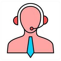 Customer Support and service icon concept vector