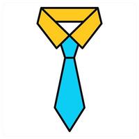 Tie and business icon concept vector