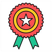 Badge and success icon concept vector