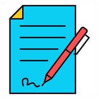 Edit Content and profiles icon concept vector