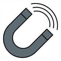 Attraction and attract icon concept vector