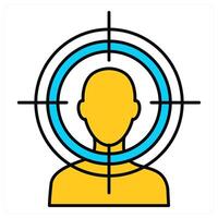 Customer Focus and need icon concept vector