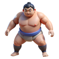 Sumo wrestler in action png