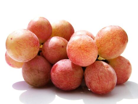 Closeup of rose grape fruits photo