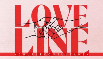 Minimalist Couple Consultant Business Card template