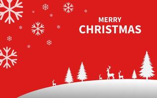 Merry Christmas greeting card background design. vector