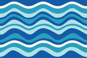 A modern design featuring abstract wavy patterns in various tones of blue, perfect for backgrounds and graphics. vector