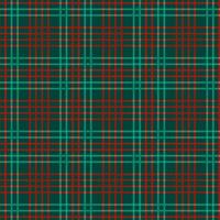 red and green plaid fabric pattern vector