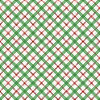 red and green christmas flannel pattern vector