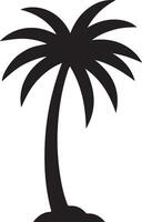 palm tree silhouette art for your creative projects vector