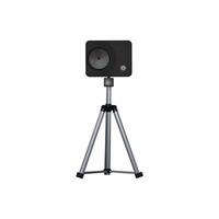 Action camera on a tripod. Equipment for movie. vector