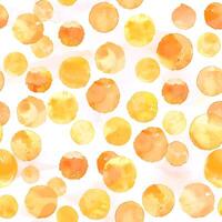orange water color dot pattern vector