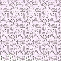 back to school themed background vector