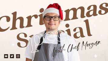 Brown Cooking Channel Youtube Banner template
