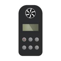 Windmeter control device. Measurement equipment. vector