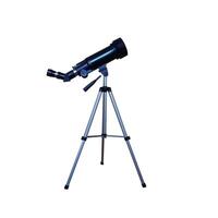 Realistic telescope on a tripod. Sky and stars discover. vector