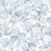 Ice and snow surface. Seamless pattern background. Winter design. vector