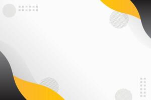 Abstract Background With Yellow Black Corner Ornament vector