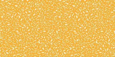 Seamless abstract pattern with vibrant yellow background and scattered organic strokes. Plain minimalist print for fabric, gift wrapping, stationery, home decor, and modern digital designs. vector