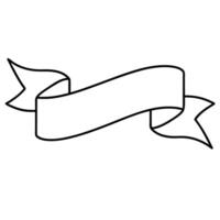Ribbon coloring pages free printable coloring pages vector